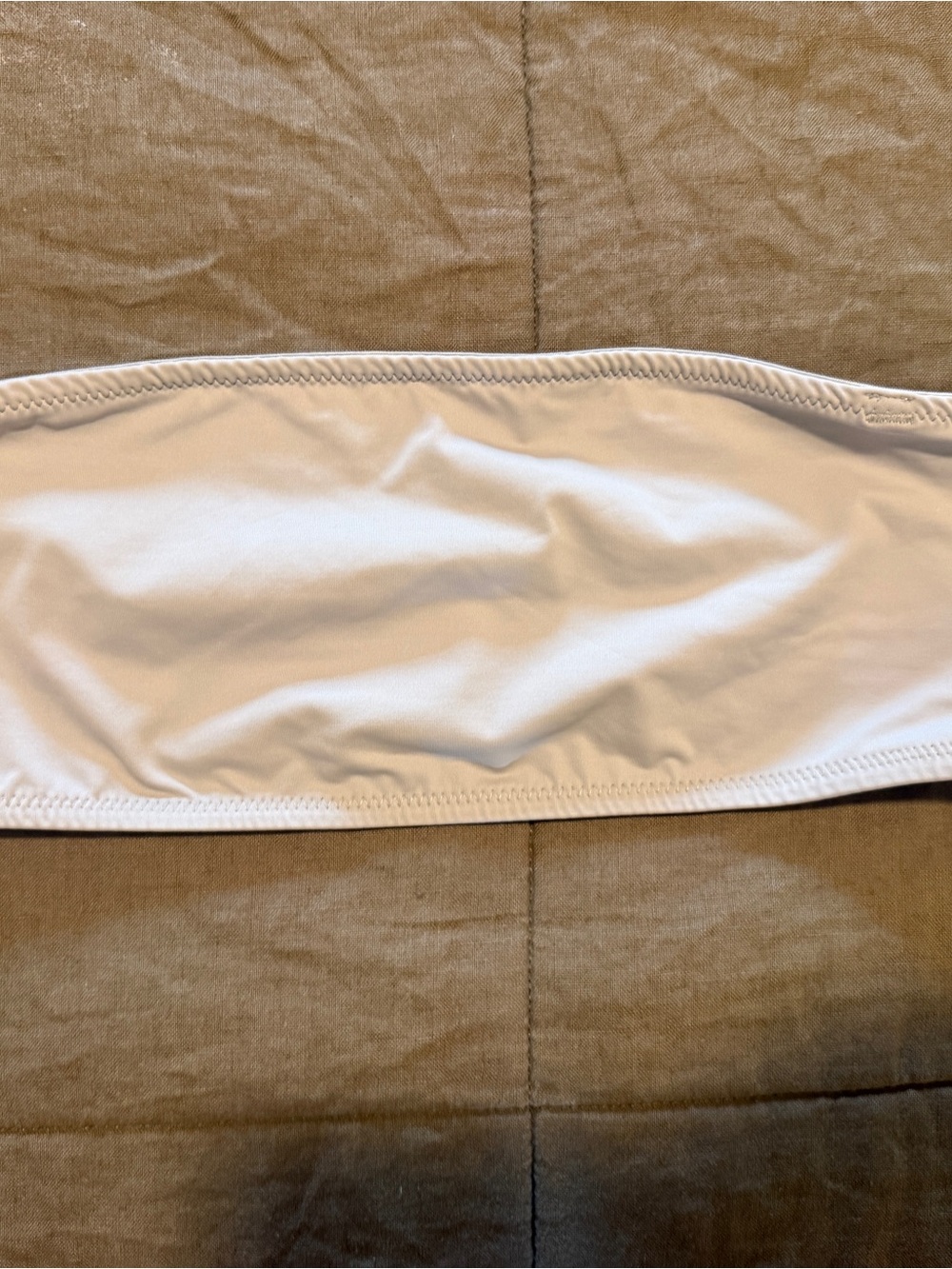 Skims Strapless Swim Top Bandeau - Silver